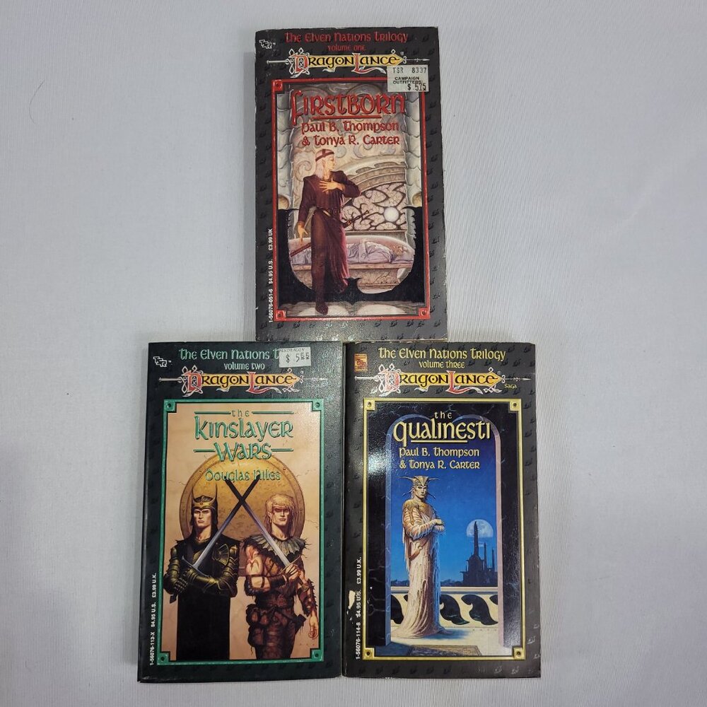 AD&D Dragonlance Elven NationsTrilogy 3 Paperback Novel Books